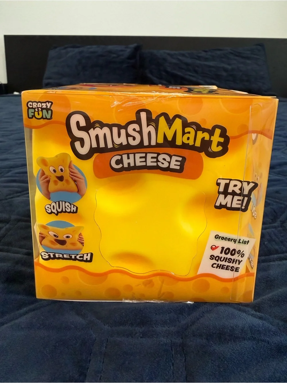 Cheese Squishy Toy - Bright Yellow have 2 available! Each one $18!